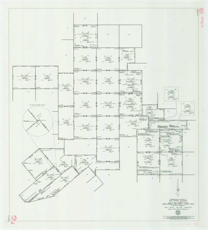 78493, Val Verde County Working Sketch 116, General Map Collection