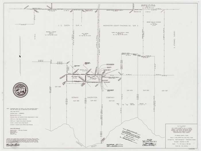 78514, Concho County Rolled Sketch 27, General Map Collection