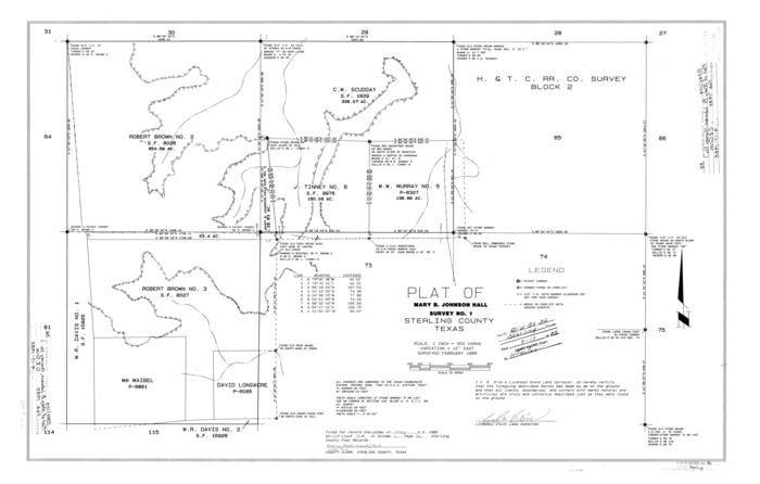 7860, Sterling County Rolled Sketch 36, General Map Collection