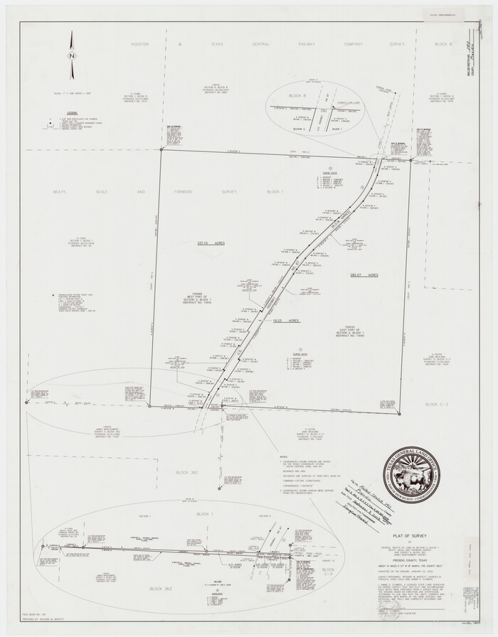 78654, Presidio County Rolled Sketch 140, General Map Collection