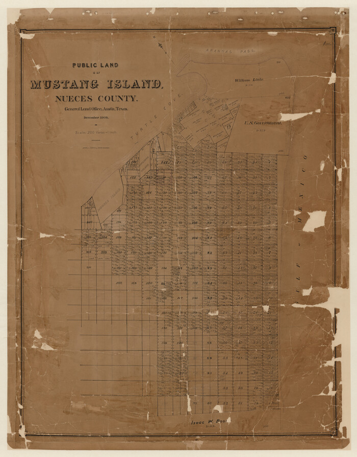 78670, Mustang Island, General Map Collection