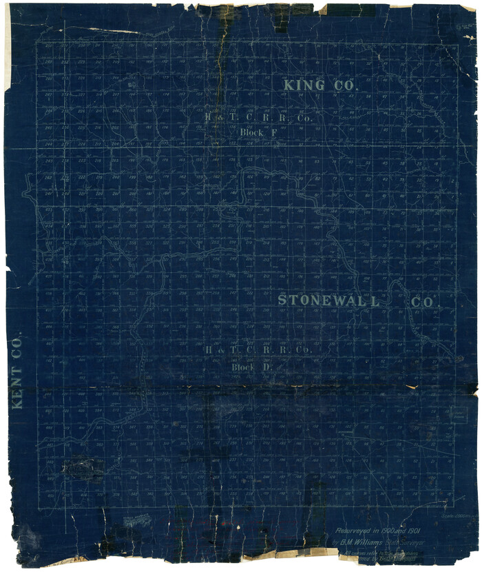 7868, Stonewall County Rolled Sketch 11A, General Map Collection

