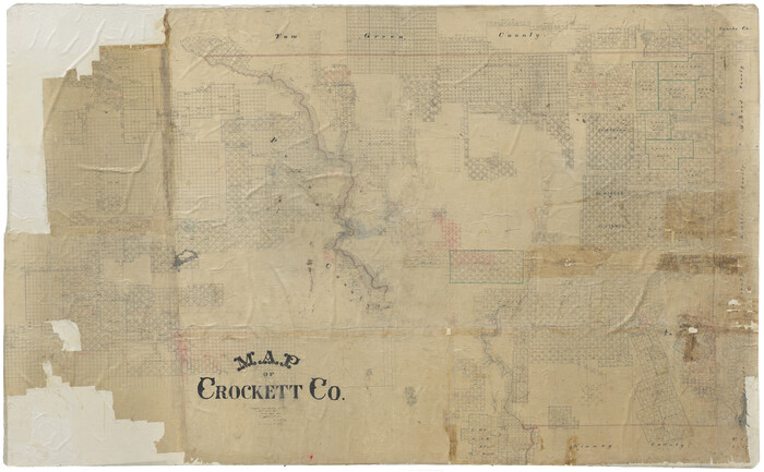 78701, Map of Crockett County, General Map Collection