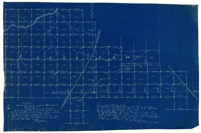 7871, Stonewall County Rolled Sketch 17, General Map Collection