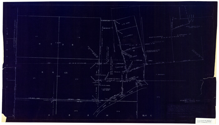 7877, Stonewall County Rolled Sketch 32, General Map Collection
