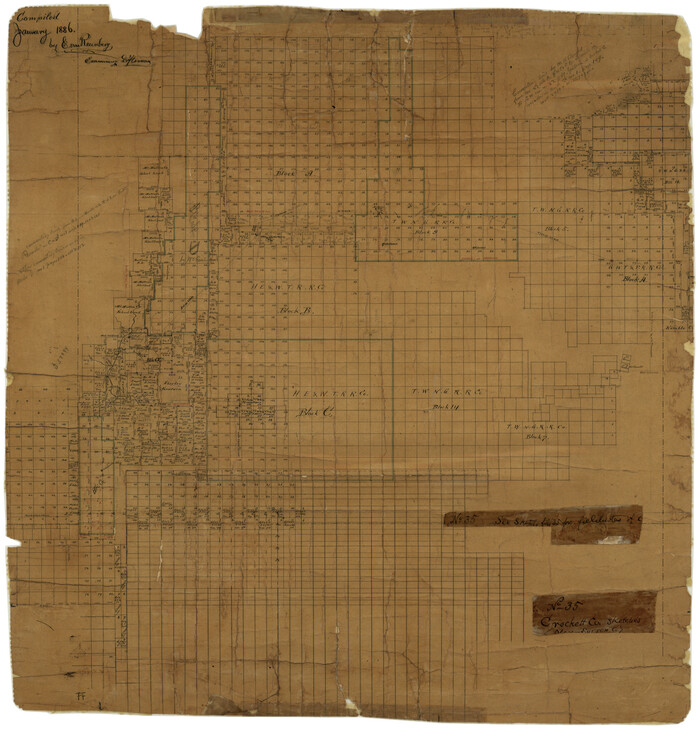 7879, Sutton County Rolled Sketch 35, General Map Collection
