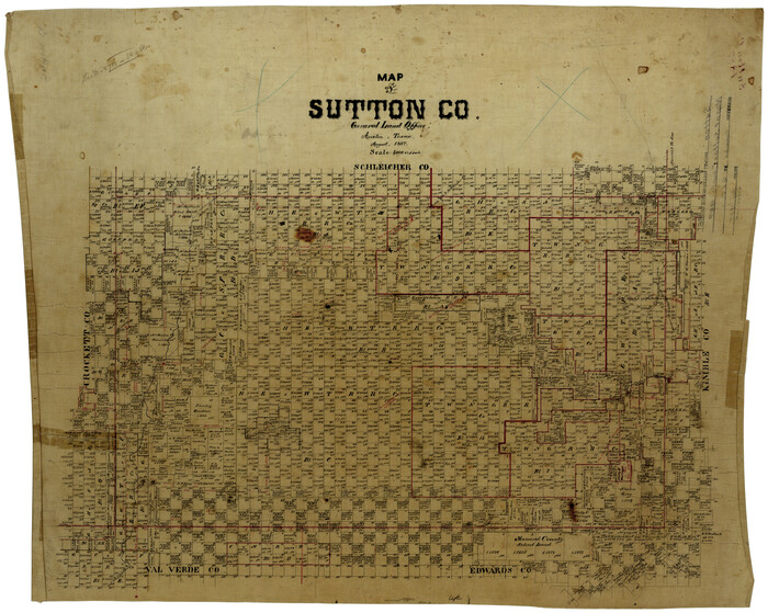 7880, Sutton County Rolled Sketch 36, General Map Collection
