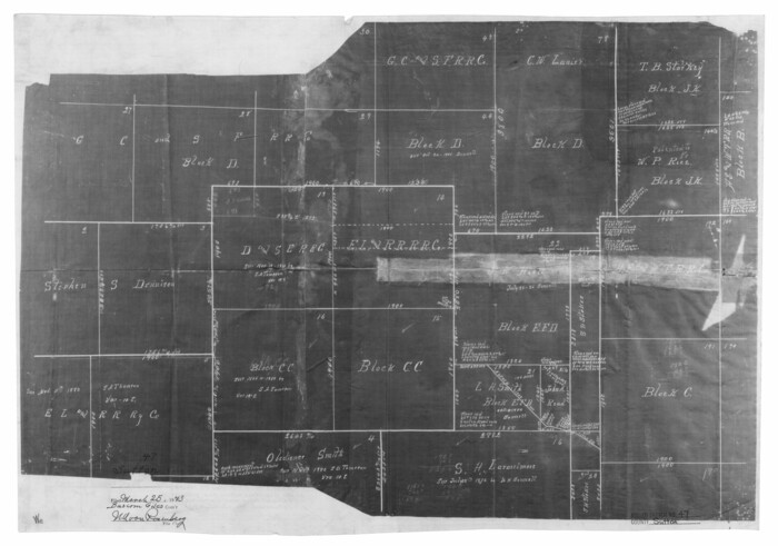 7888, Sutton County Rolled Sketch 47, General Map Collection