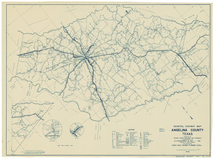 79003, General Highway Map, Angelina County, Texas, Texas State Library and Archives
