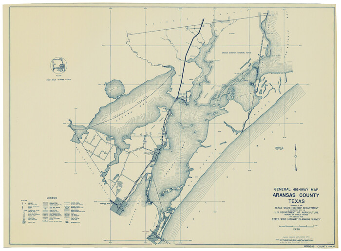 79004, General Highway Map, Aransas County, Texas, Texas State Library and Archives
