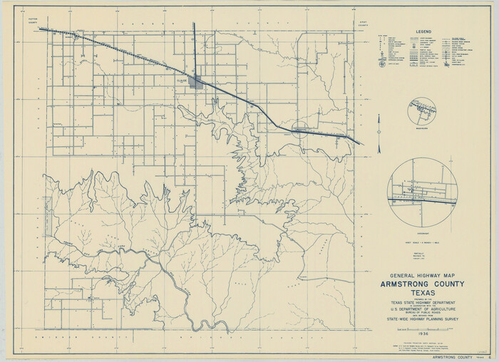 79006, General Highway Map, Armstrong County, Texas, Texas State Library and Archives