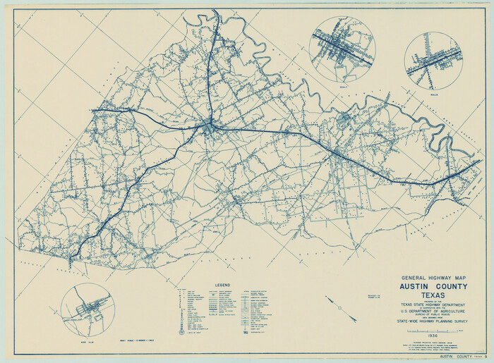 79009, General Highway Map, Austin County, Texas, Texas State Library and Archives