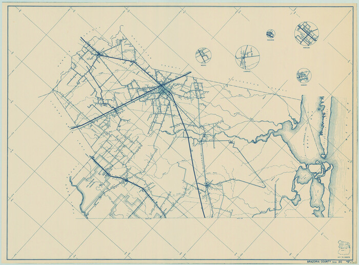 79025, General Highway Map, Brazoria County, Texas, Texas State Library and Archives