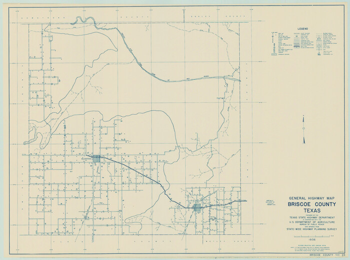 79029, General Highway Map, Briscoe County, Texas, Texas State Library and Archives