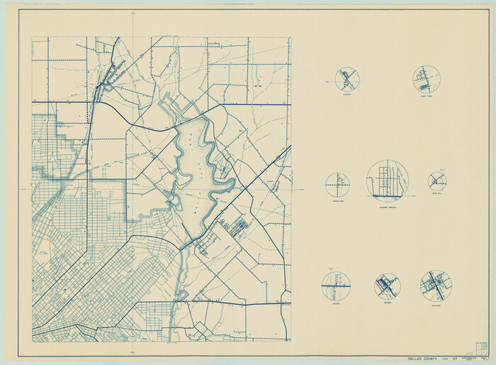 79068, General Highway Map.  Detail of Cities and Towns in Dallas County, Texas [Dallas and vicinity], Texas State Library and Archives
