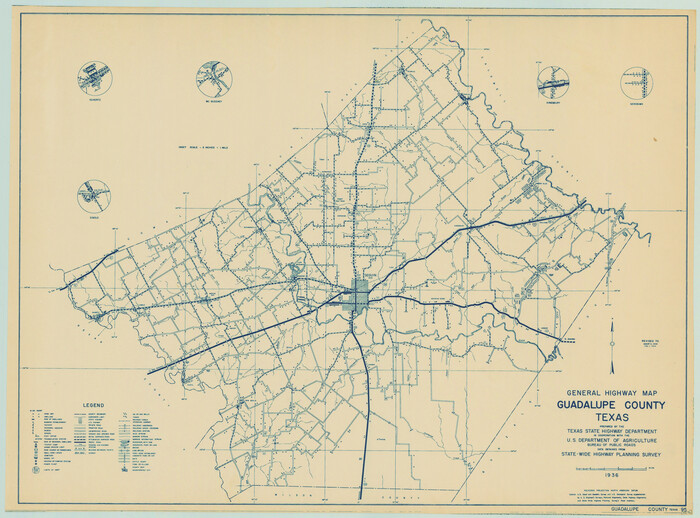 79107, General Highway Map, Guadalupe County, Texas, Texas State Library and Archives