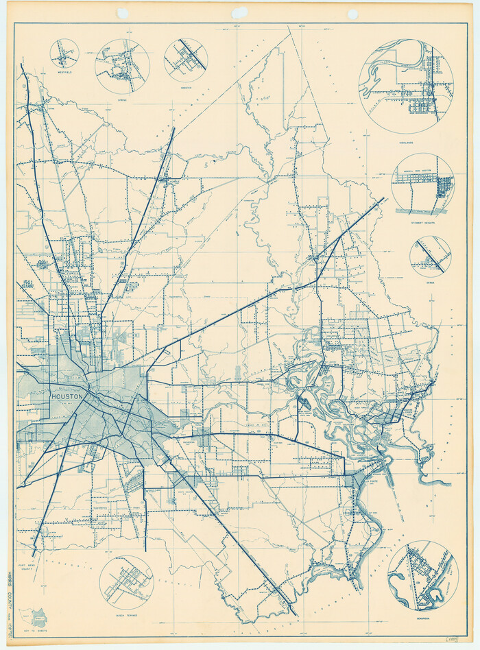 79116, General Highway Map, Harris County, Texas, Texas State Library and Archives