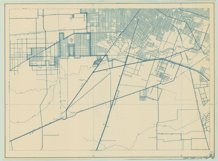 79117, General Highway Map.  Detail of Cities and Towns in Harris County, Texas, Texas State Library and Archives