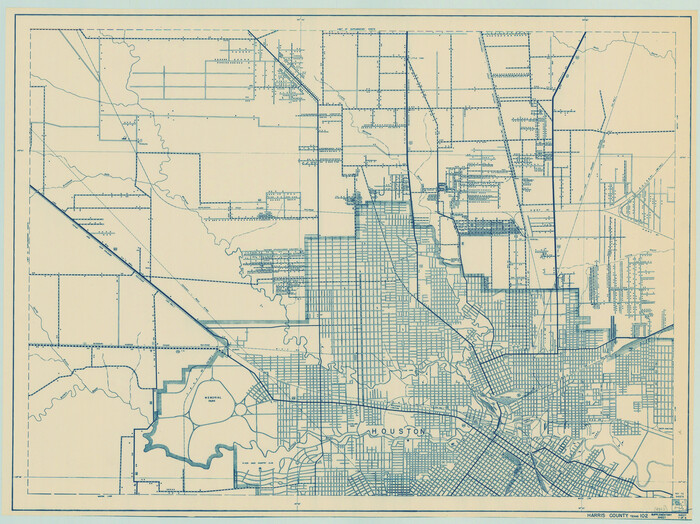 79118, General Highway Map.  Detail of Cities and Towns in Harris County, Texas, Texas State Library and Archives