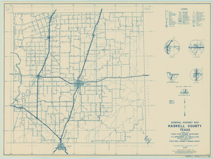 79122, General Highway Map, Haskell County, Texas, Texas State Library and Archives