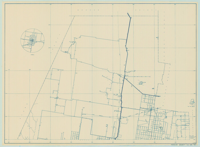 79128, General Highway Map, Hidalgo County, Texas, Texas State Library and Archives