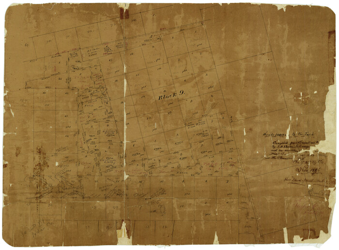 7913, Taylor County Rolled Sketch 19, General Map Collection
