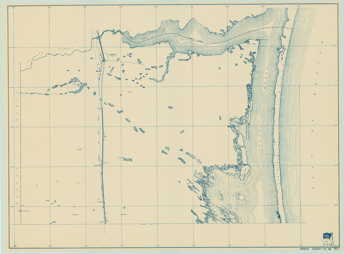 79155, General Highway Map, Kenedy County, Texas, Texas State Library and Archives