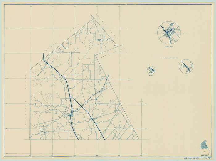 79176, General Highway Map, Live Oak County, Texas, Texas State Library and Archives