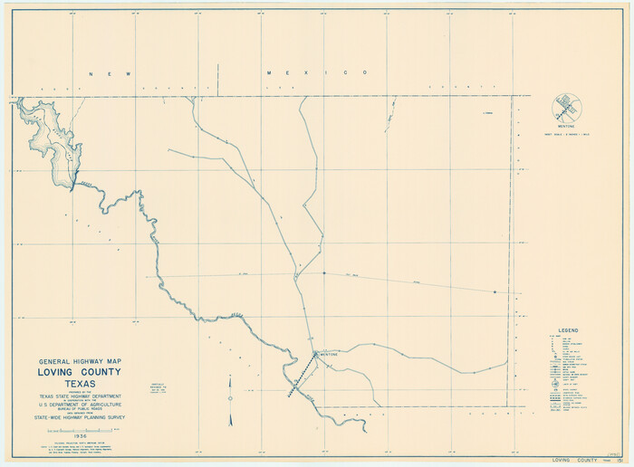 79179, General Highway Map, Loving County, Texas, Texas State Library and Archives