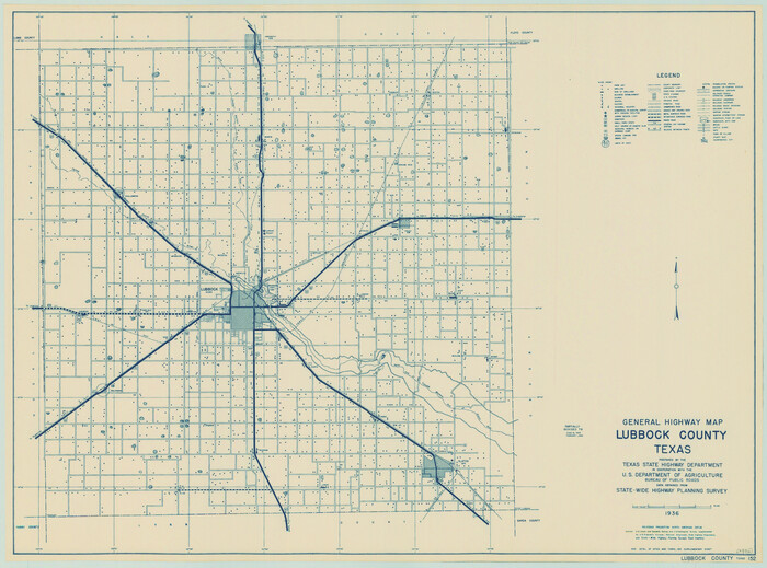 79180, General Highway Map, Lubbock County, Texas, Texas State Library and Archives