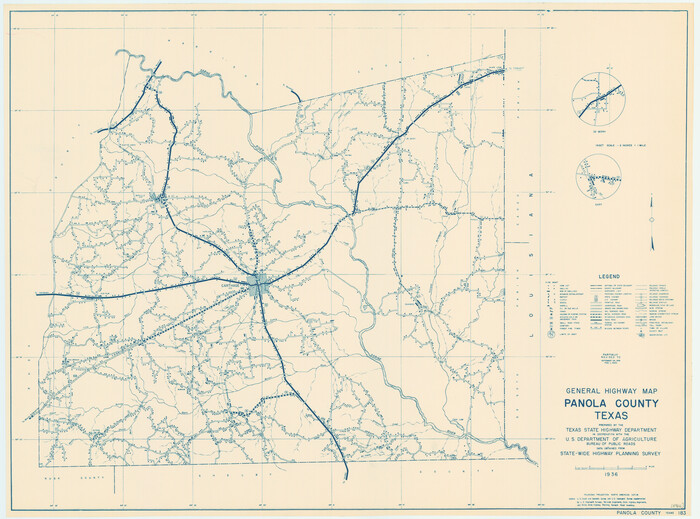 79214, General Highway Map, Panola County, Texas, Texas State Library and Archives