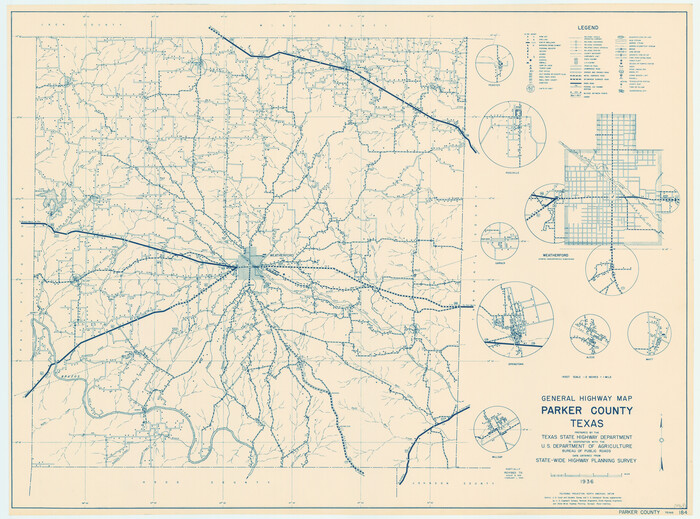 79215, General Highway Map, Parker County, Texas, Texas State Library and Archives