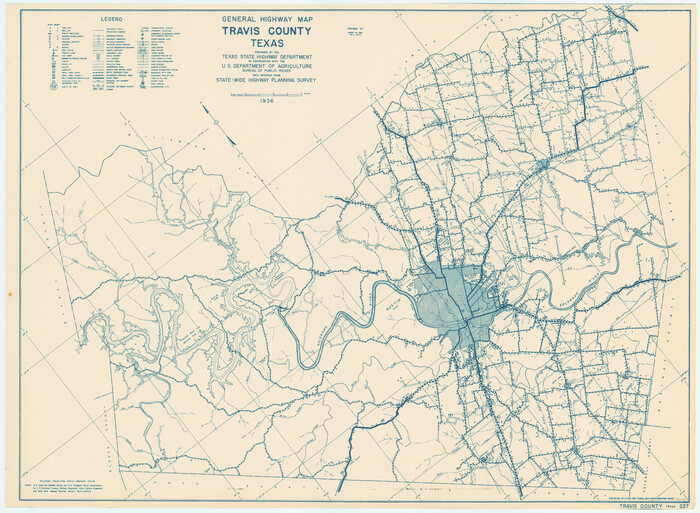 79261, General Highway Map, Travis County, Texas, Texas State Library and Archives