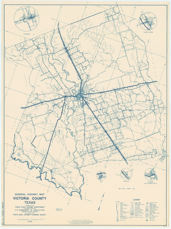 79268, General Highway Map, Victoria County, Texas, Texas State Library and Archives