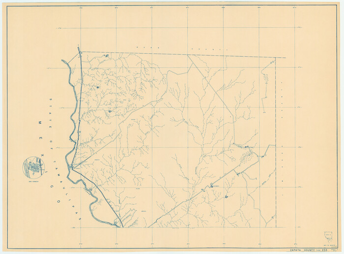 79288, General Highway Map, Zapata County, Texas, Texas State Library and Archives