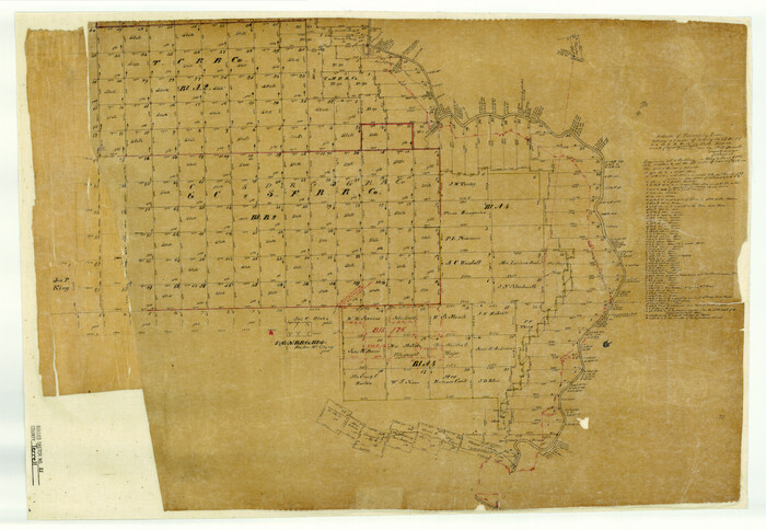 7929, Terrell County Rolled Sketch 21, General Map Collection