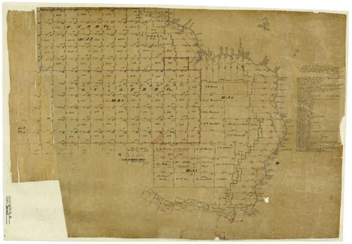 7929, Terrell County Rolled Sketch 21, General Map Collection