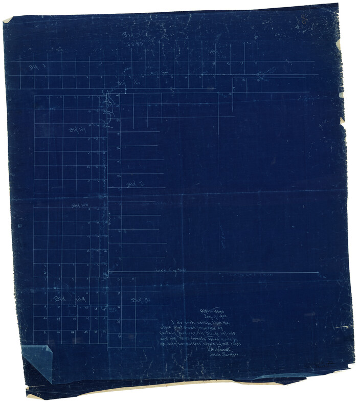 7930, Terrell County Rolled Sketch 22, General Map Collection