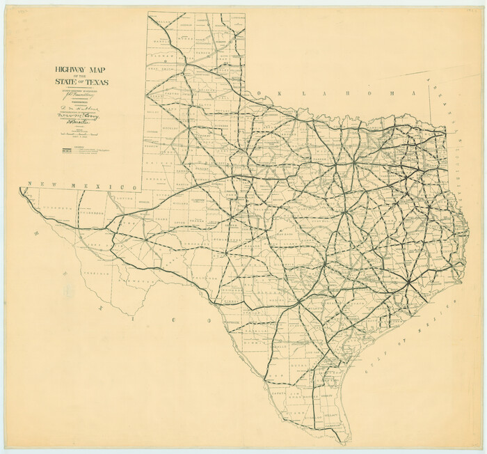 79309, Highway Map of the State of Texas, Texas State Library and Archives