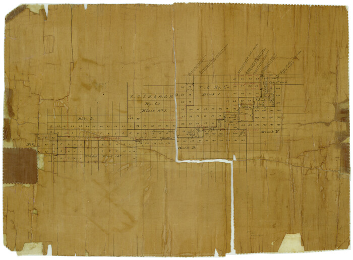 7931, Terrell County Rolled Sketch 24, General Map Collection