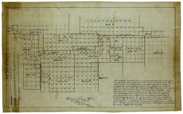 7932, Terrell County Rolled Sketch 25, General Map Collection