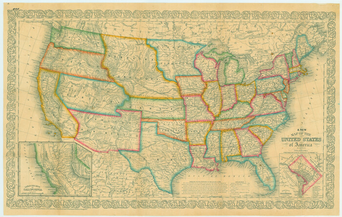79320, A New Map of the United States of America, Texas State Library and Archives