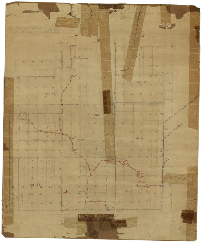 7934, Terrell County Rolled Sketch 27, General Map Collection