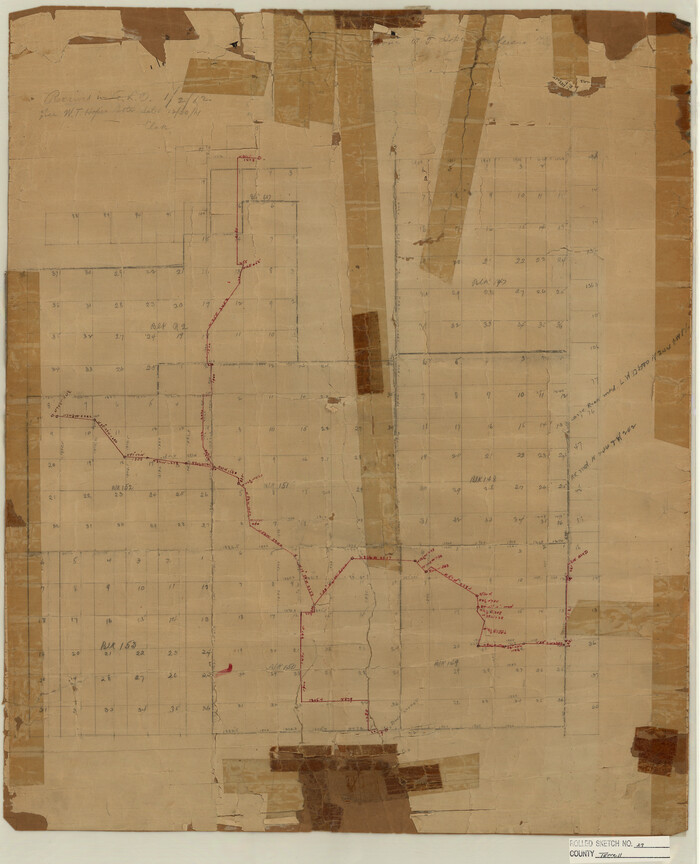 7934, Terrell County Rolled Sketch 27, General Map Collection