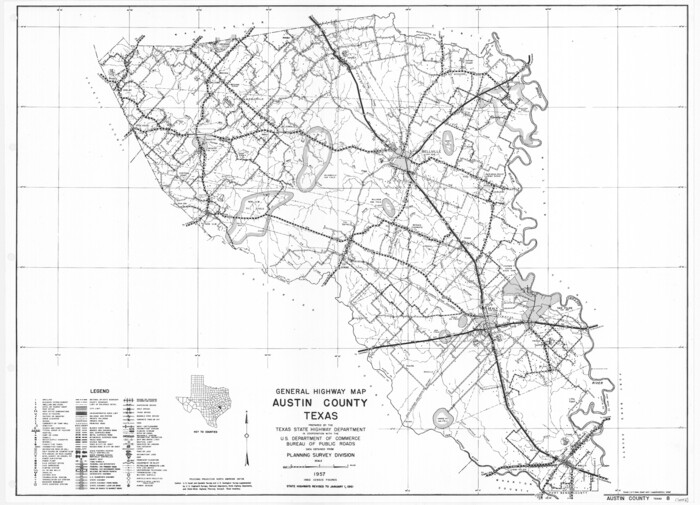 79357, General Highway Map, Austin County, Texas, Texas State Library and Archives