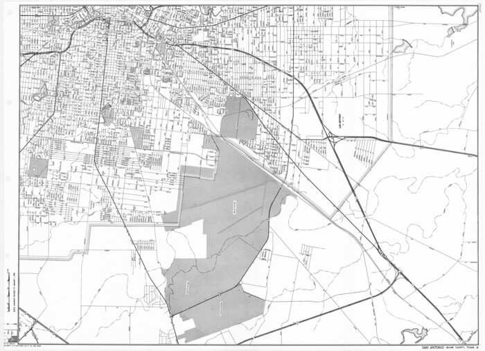 79373, General Highway Map.  Detail of Cities and Towns in Bexar County, Texas.  City Map of San Antonio, Alamo Heights, Olmos Park, Terrell Hills, Castle Hills, Balcones Heights, and vicinity, Bexar County, Texas, Texas State Library and Archives
