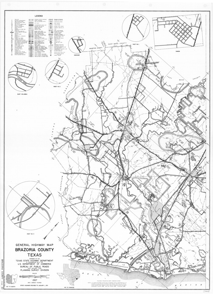 79382, General Highway Map, Brazoria County, Texas, Texas State Library and Archives