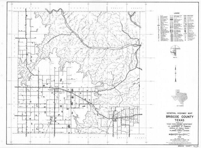 79387, General Highway Map, Briscoe County, Texas, Texas State Library and Archives