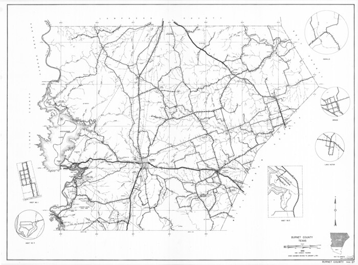 79393, General Highway Map, Burnet County, Texas, Texas State Library and Archives