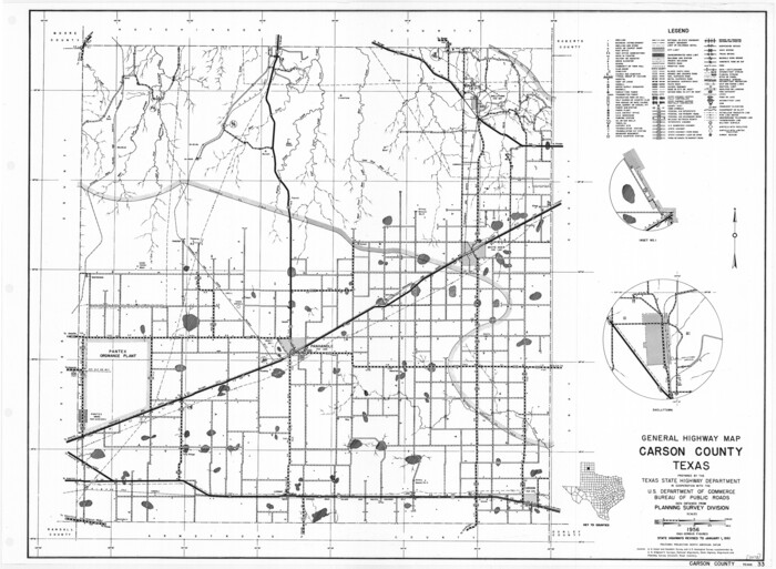 79401, General Highway Map, Carson County, Texas, Texas State Library and Archives